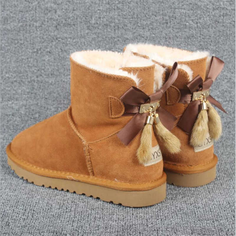 Winter Women Short Ankle Leather Snow Boots Lady Girls Warm Plush Soft Bottom Girls Short Boots Waterproof Non-slip Cozy Shoes, Black
Winter Women Short Ankle Leather Snow Boots Lady Girls Warm Plush Soft Bottom Girls Short Boots Waterproof Non-slip Cozy Shoes, Black