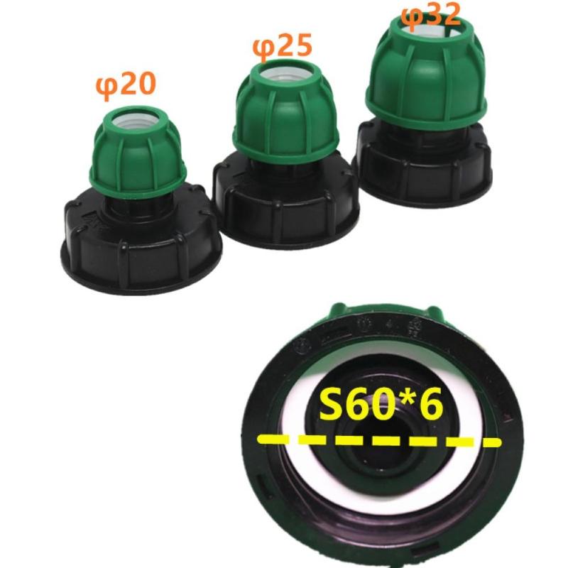 20/25/32mm IBC Tank Adapter Garden Water Tank Hose Tap Connector Accessory S60*6
20/25/32mm IBC Tank Adapter Garden Water Tank Hose Tap Connector Accessory S60*6