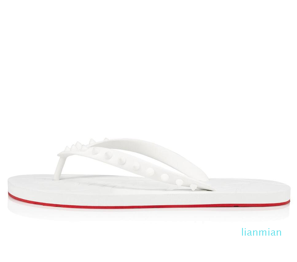 Summer Men Beach Slip On Slides Red Bottom Flip Flat Sandals Slippers Studs Sandals Flats Luxury Designer Flip Flops Sandalias
Summer Men Beach Slip On Slides Red Bottom Flip Flat Sandals Slippers Studs Sandals Flats Luxury Designer Flip Flops Sandalias