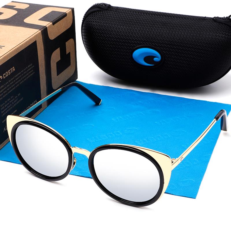 Cat Women's Mirror Cateye Costa Brand Polarized Ladies Eye Women Sunglasses Glasses Designer UV400 Sunglasses Shades Female Iugue, White;black
Cat Women's Mirror Cateye Costa Brand Polarized Ladies Eye Women Sunglasses Glasses Designer UV400 Sunglasses Shades Female Iugue, White;black