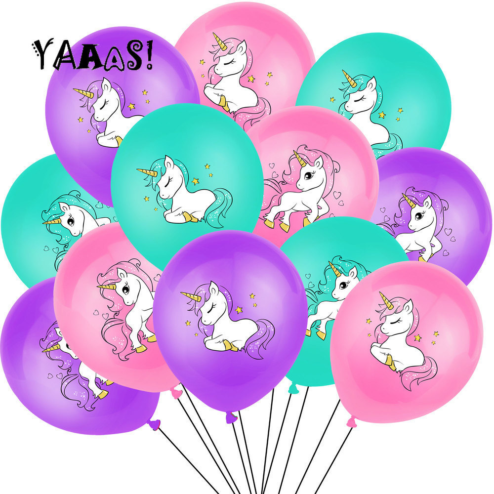 1 Set Unicorn Party Balloons Birthday Baloon Unicorn Decoration Latex Balloon Birthday Party Decoration Balloons Kids L0220 
1 Set Unicorn Party Balloons Birthday Baloon Unicorn Decoration Latex Balloon Birthday Party Decoration Balloons Kids L0220