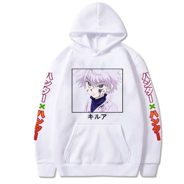 2021 Anime Hunter X Hunter Killua Leorio Kurapika Gon Hisoka Pullover Hoodie Streetswear Tops Y0809