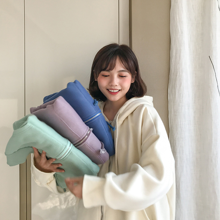 oversize Women's sweatshirts Harajuku Casual Loose Color streetwear Kawaii clothing for women hoodies korean style Female 201112