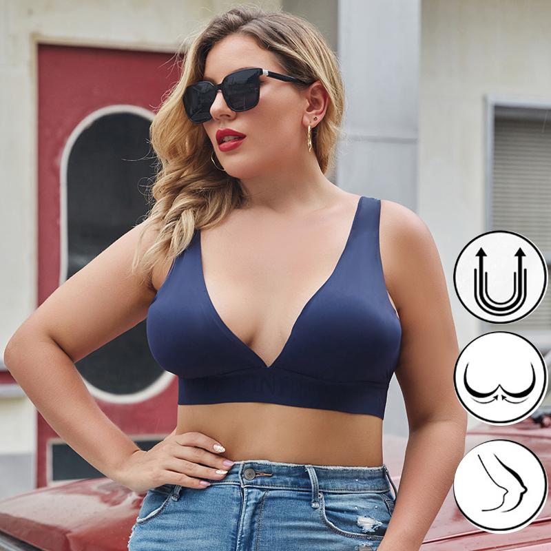 Bras FINETOO Plus Size Women Cropped Top Female Bra S-XL V-Neck Girls Lingerie Active Sexy Woman's Underwear Push Up Tube Tops, Apricot
Bras FINETOO Plus Size Women Cropped Top Female Bra S-XL V-Neck Girls Lingerie Active Sexy Woman's Underwear Push Up Tube Tops, Apricot