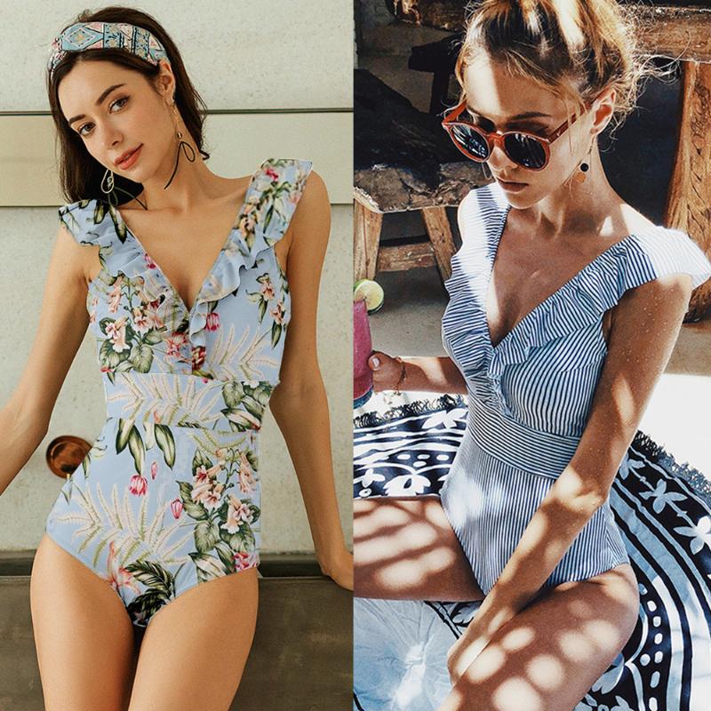 Sexy Female Retro Floral Stripe Swimsuit One Piece 2021 Deep V Neck Ruffle Push Up Backless Swimwear Women Backless Monokini XL
Sexy Female Retro Floral Stripe Swimsuit One Piece 2021 Deep V Neck Ruffle Push Up Backless Swimwear Women Backless Monokini XL