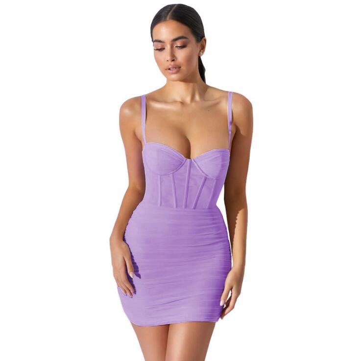 Sexy Spaghetti Mini Dress Women Sleeveless Open Back Spring Summer Party Gowns for Special Occasion Dresses