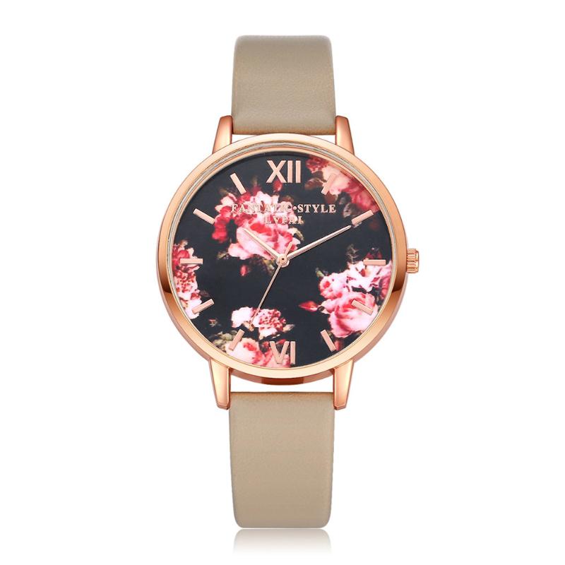 Wristwatches Fashion Luxury Girl Watch For Women Stylish Embossed Flower Printed Belt Dial Watches Female Student Quartz Clock, Slivery;brown
Wristwatches Fashion Luxury Girl Watch For Women Stylish Embossed Flower Printed Belt Dial Watches Female Student Quartz Clock, Slivery;brown