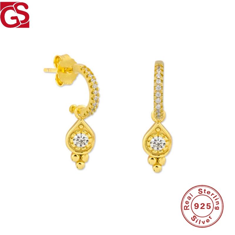 Stud GS 925 Sterling Silver Piercing 2021 Fashion Jewelry Ladies' Earring Zircon Tear Hanging For Women Support Reseller
Stud GS 925 Sterling Silver Piercing 2021 Fashion Jewelry Ladies' Earring Zircon Tear Hanging For Women Support Reseller