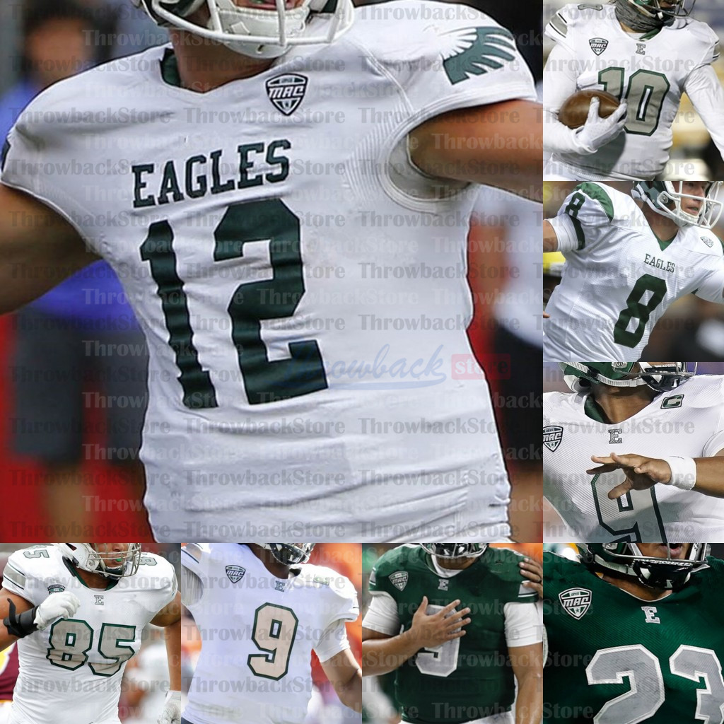 Custom Eastern Michigan EMU College Football Jerseys Maxx Crosb Mike Glass Shaq Vann Arthur Jackson III Quian Williams Mathew