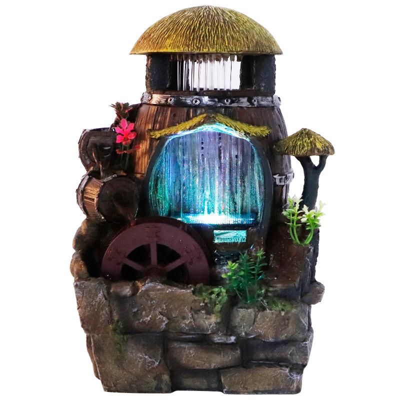 Tabletop LED Flowing Water Ornaments Fountain Decoration with Light for Office Bedroom Relaxation EU US Plug
Tabletop LED Flowing Water Ornaments Fountain Decoration with Light for Office Bedroom Relaxation EU US Plug