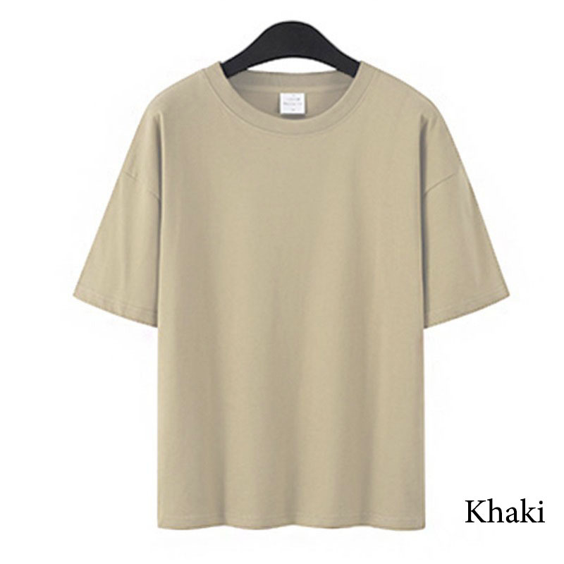 Genayooa Summer Basic Solid T-shirt Women Knitted Casual Cotton Short Sleeve Tee-shirts Female Tops Women Streetwear Korean 210306