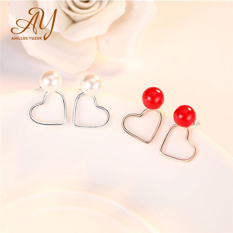 Stud Anillos Yuzuk Heart Earrings 925 Sterling Silver For Women Korean Earings Fashion Jewelry Drop
Stud Anillos Yuzuk Heart Earrings 925 Sterling Silver For Women Korean Earings Fashion Jewelry Drop