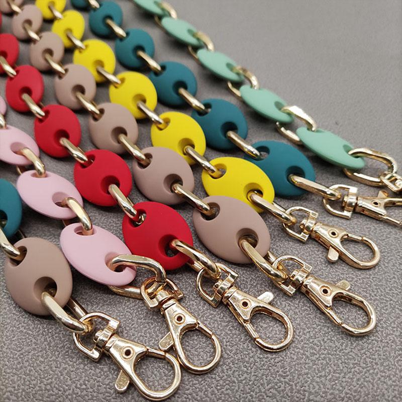 Bag Parts & Accessories 1PC Acrylic Shoulder Strap Chic Resin Chain For DIY Handbag Handles Detachable Crossbody Straps