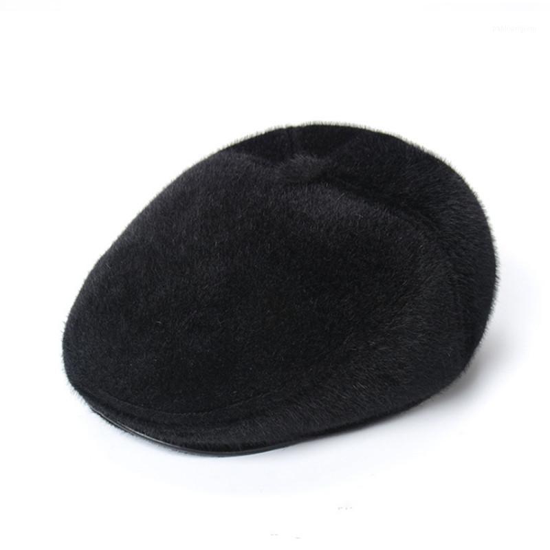 Berets Men's Earmuffs Caps Cotton Hat Winter Plus Velvet Thick Warm For Men Vintage Flat Cap, Black
Berets Men's Earmuffs Caps Cotton Hat Winter Plus Velvet Thick Warm For Men Vintage Flat Cap, Black
