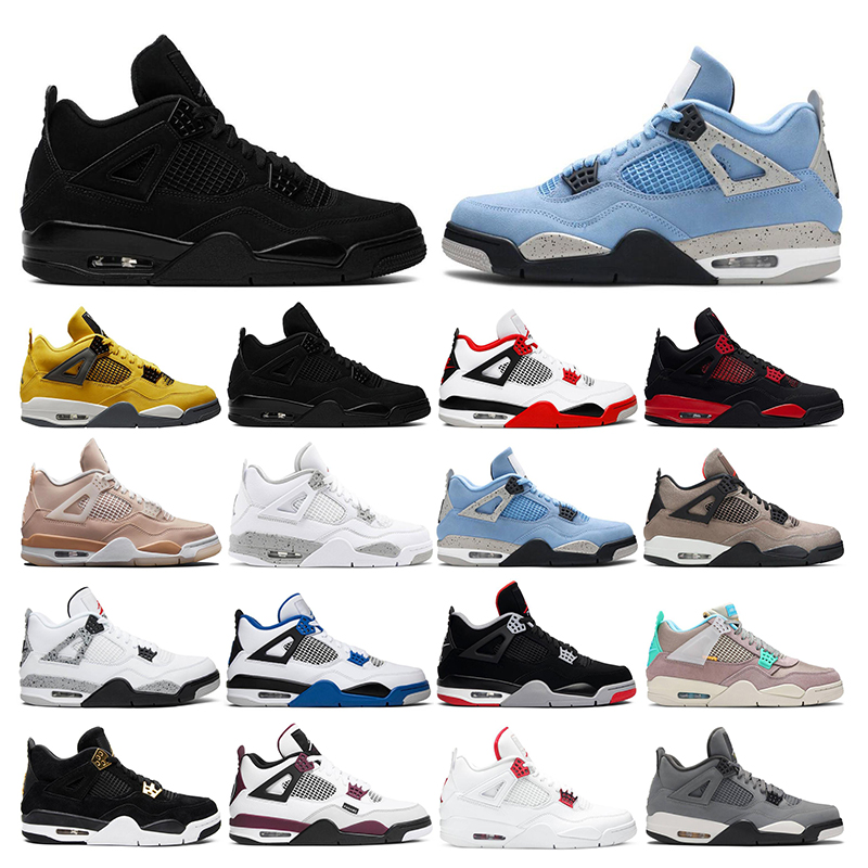 nike air retro jordan 4s basketball shoes 4 mens women white oreo university bule black cat fired red pairs Cactus Jack sports sneakers trainers, 1 university blue
nike air retro jordan 4s basketball shoes 4 mens women white oreo university bule black cat fired red pairs Cactus Jack sports sneakers trainers, 1 university blue