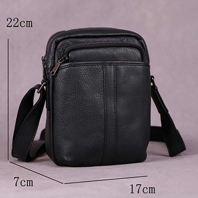 Mini Shoulder AETOO Bags, Vintage Youth Leather Men's Bags