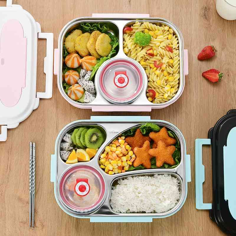 304 stainless steel college students four grid large capacity easy to carry student office workers boys lunch box thermal
304 stainless steel college students four grid large capacity easy to carry student office workers boys lunch box thermal