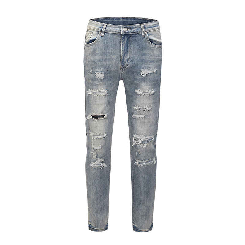 2021 New Hip Hop Hole Brim Straight From Men Worn Harajuku Casual Denim Streetwear Baggy Pair of Track Prw4, Blue
2021 New Hip Hop Hole Brim Straight From Men Worn Harajuku Casual Denim Streetwear Baggy Pair of Track Prw4, Blue