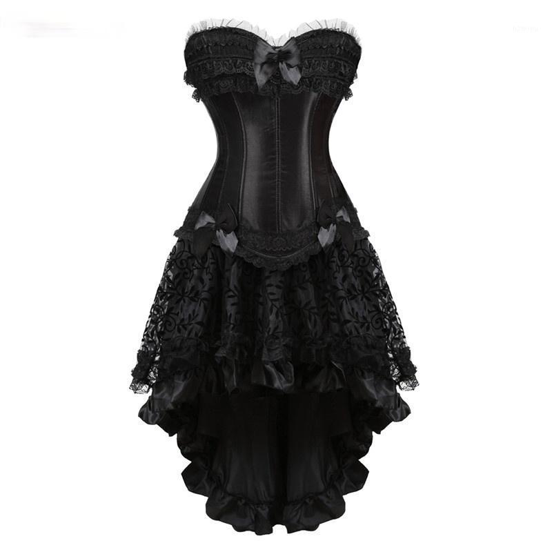Bustiers & Corsets Women Plus Size Vintage Sexy Black Burlesque Corset And Skirt Set Lace Dress Gothic Gowns Party, 070 blakc
Bustiers & Corsets Women Plus Size Vintage Sexy Black Burlesque Corset And Skirt Set Lace Dress Gothic Gowns Party, 070 blakc