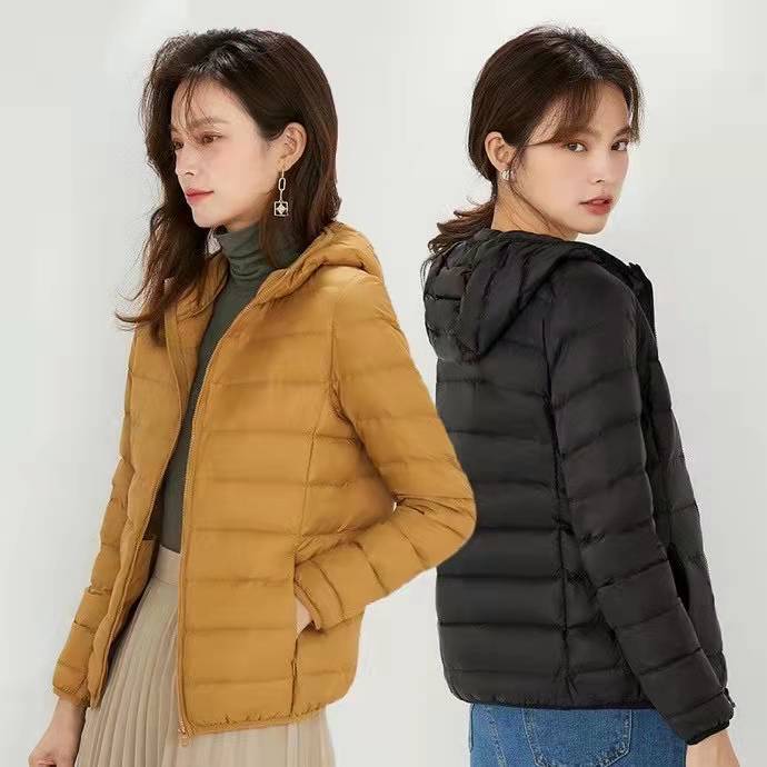 Women Hooded Down Coat Soft Warm Double Zipper outdoor Jacket Waterproof Parkas Size S-4XL, Black
Women Hooded Down Coat Soft Warm Double Zipper outdoor Jacket Waterproof Parkas Size S-4XL, Black