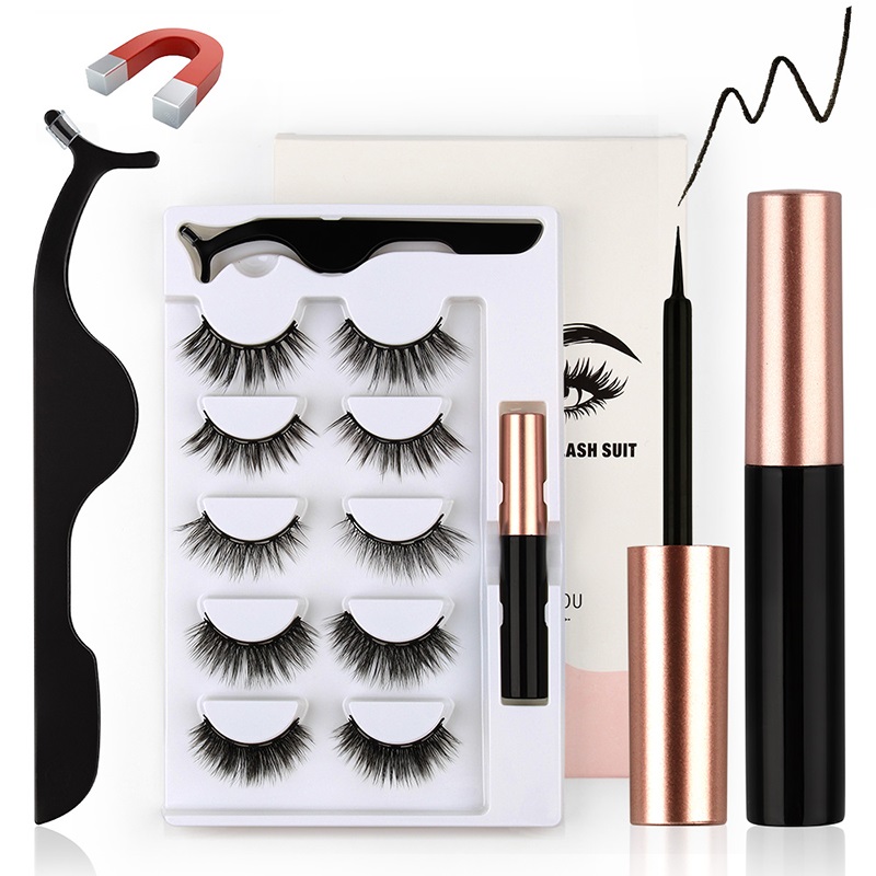 5 Pair Eyelash 3D Magnetic Eyeliner and Lashes with Tweezer Fake Eyelashes Set Free Glue Makeup Wholesale Eye Lash
5 Pair Eyelash 3D Magnetic Eyeliner and Lashes with Tweezer Fake Eyelashes Set Free Glue Makeup Wholesale Eye Lash
