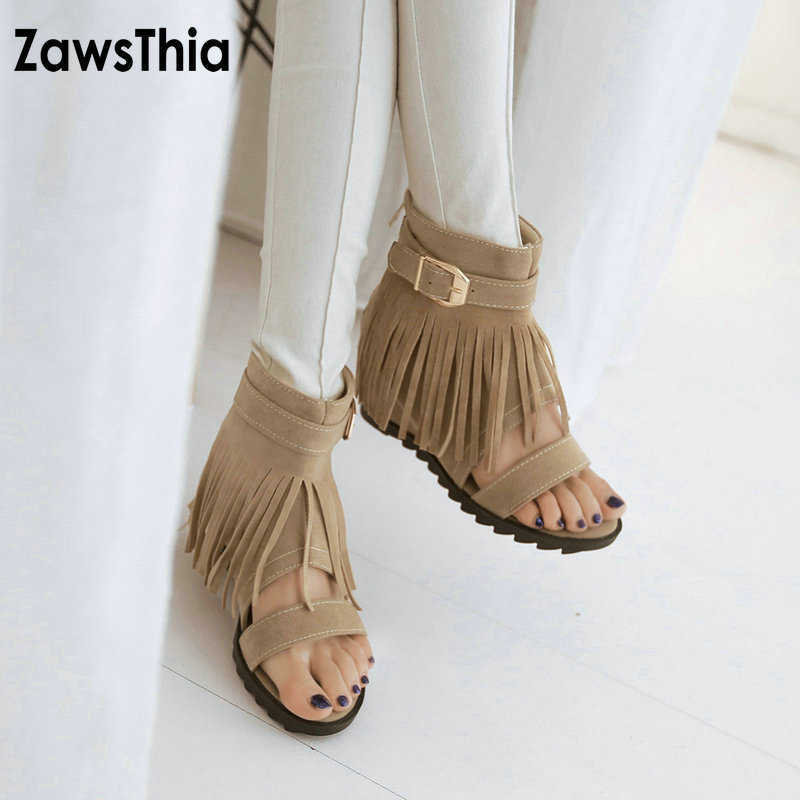 ZawsThia casual open toe woman summer ankle boots with buckle tassels fringes ethic women shoes hidden heels ladies sandals 210611, Red
ZawsThia casual open toe woman summer ankle boots with buckle tassels fringes ethic women shoes hidden heels ladies sandals 210611, Red