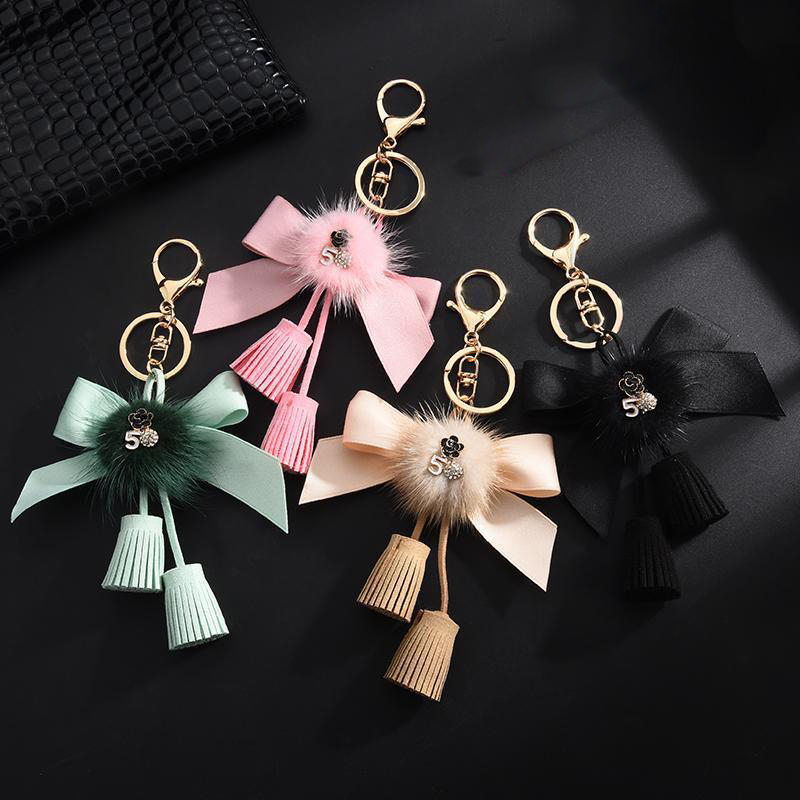 New Tassle Bow Knot Key Chain With Milk Fur For Women Car Bag Key Ring Holder Llaveros Chaveiros Porte Clef Jewelry H jllqws
New Tassle Bow Knot Key Chain With Milk Fur For Women Car Bag Key Ring Holder Llaveros Chaveiros Porte Clef Jewelry H jllqws