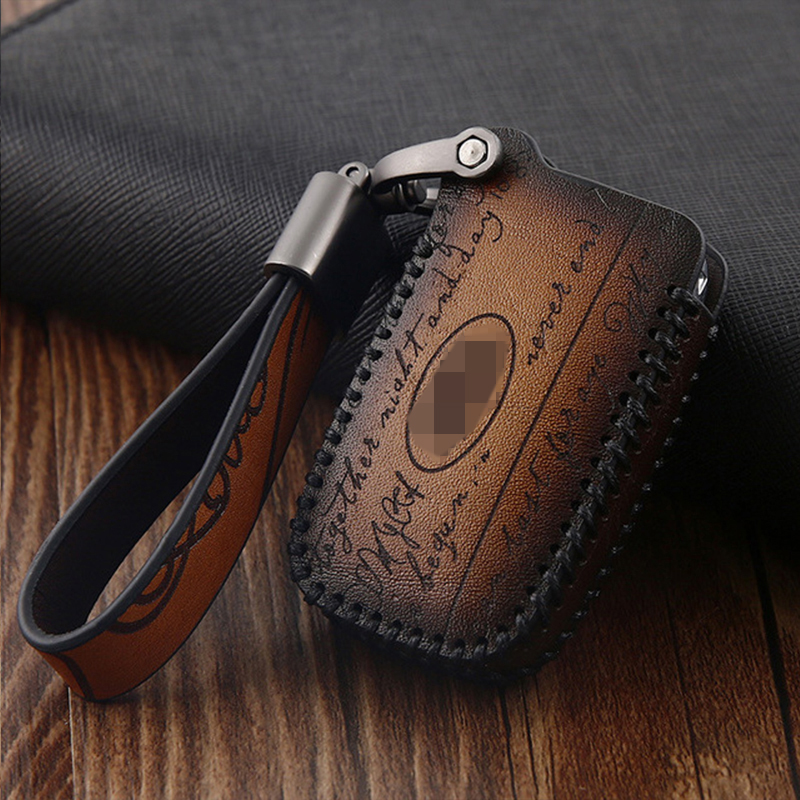 Genuine Leather Car Auto Remote Car Key Shell Case Protector Cover for Land Rover Discovery Range Rover Sport 4 Evoque
Genuine Leather Car Auto Remote Car Key Shell Case Protector Cover for Land Rover Discovery Range Rover Sport 4 Evoque
