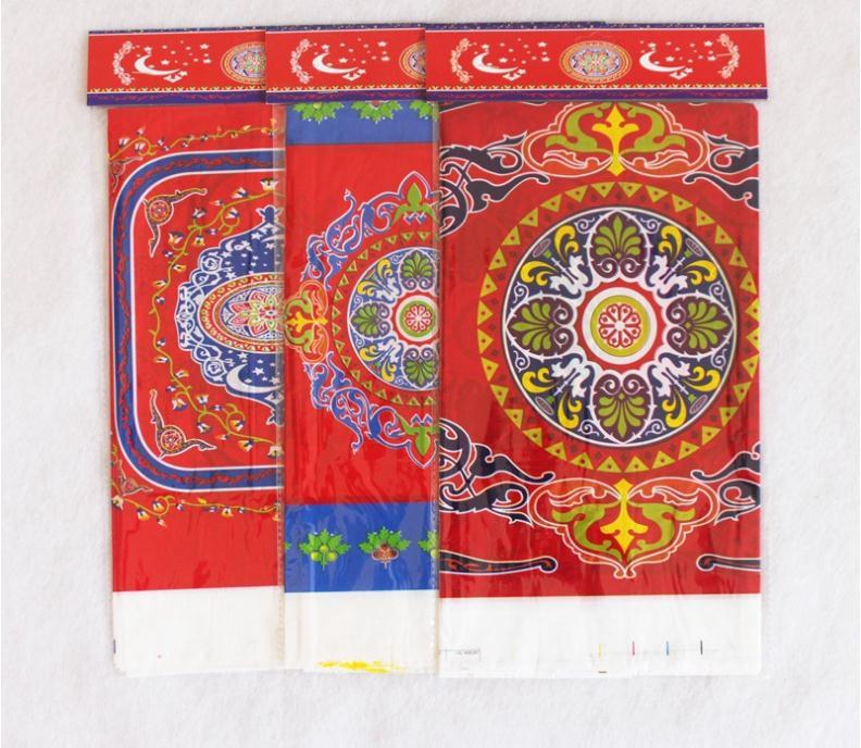Muslim Antependium Pe Plastic Table Cloth Eid Al Fitr Mezi Festival Ramadan Arrangement Decorate Classica Wholesale