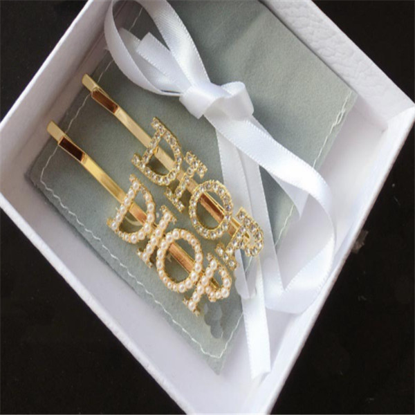D home/di home letter hairpin women's wind inlaid pearl side clip online celebrity, Golden;silver
D home/di home letter hairpin women's wind inlaid pearl side clip online celebrity, Golden;silver