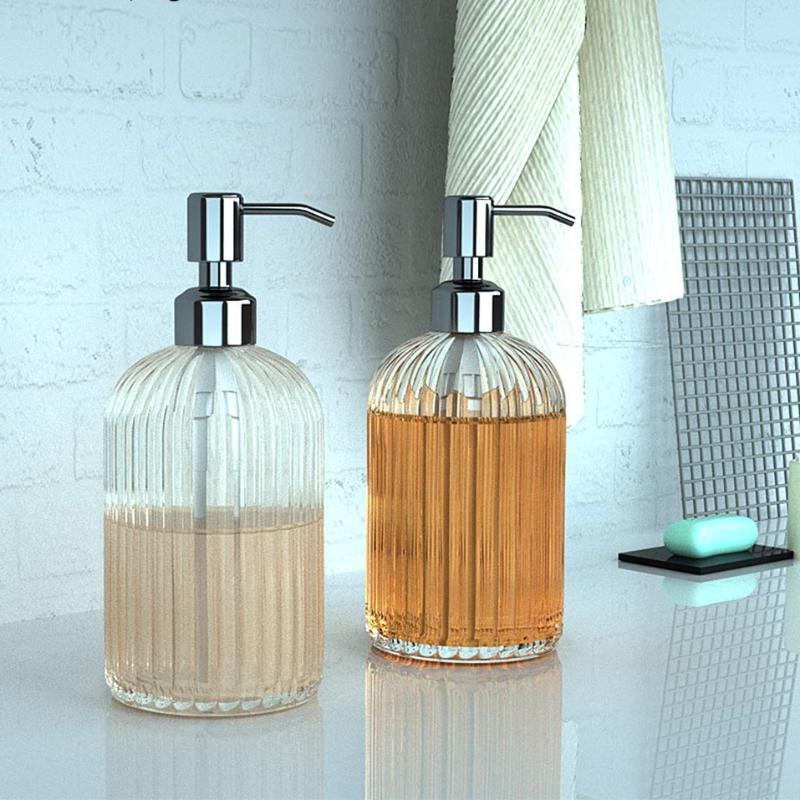 Liquid Soap Dispenser High Quality Large Manual Clear Glass Hand Sanitizer Bottle Containers Press Empty Bottles Bathroom
Liquid Soap Dispenser High Quality Large Manual Clear Glass Hand Sanitizer Bottle Containers Press Empty Bottles Bathroom