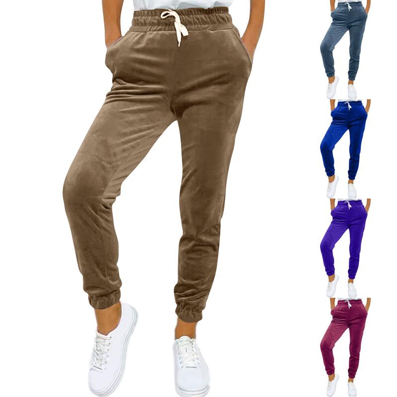 Women' Pants & Capris Women Harem With Pockets Autumn Winter Sweatpants Elastic Waist Solid Color Drawstring Long Female, Blue
Women' Pants & Capris Women Harem With Pockets Autumn Winter Sweatpants Elastic Waist Solid Color Drawstring Long Female, Blue