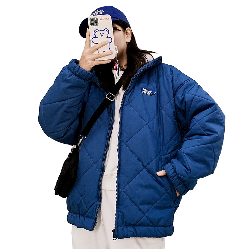 Make pricing yuan cotton-padded jacket female easing students ins oversize 210819