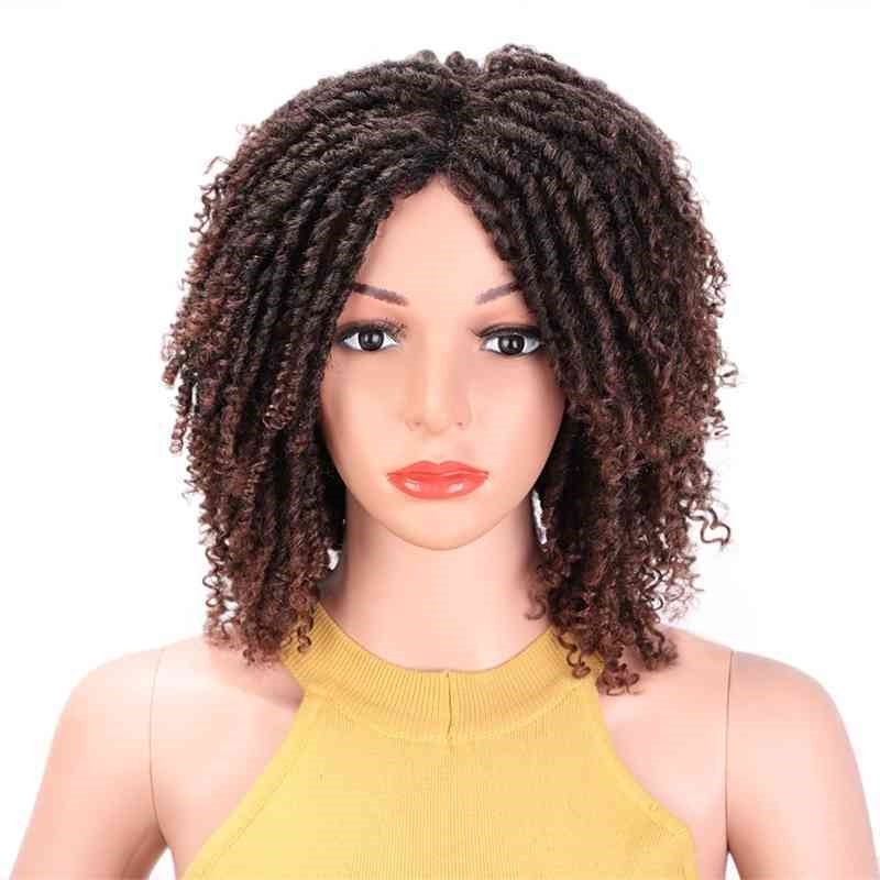 braid Wig female dirty Crochet wig headgear, Ht-1b#