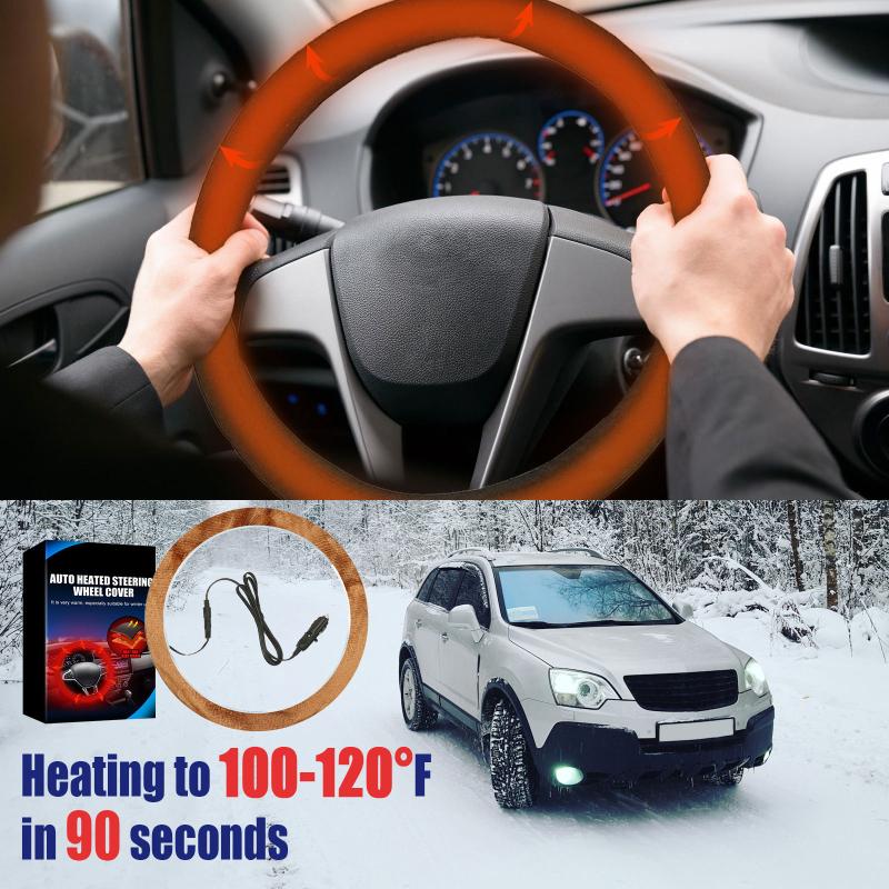 Steering Wheel Covers Heated Cover Winter Hand Warmer Comfy Car Heater Comfortable Electrical Protector
Steering Wheel Covers Heated Cover Winter Hand Warmer Comfy Car Heater Comfortable Electrical Protector