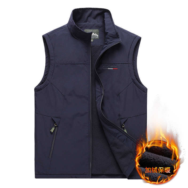 MAIDANGDI Men's Wool Fleece Jackets Vest Winter Solid Color Climbing Hiking Fishing Work Sleeveless Warm Waistcoat Multi-pocket 211019, Black
MAIDANGDI Men's Wool Fleece Jackets Vest Winter Solid Color Climbing Hiking Fishing Work Sleeveless Warm Waistcoat Multi-pocket 211019, Black