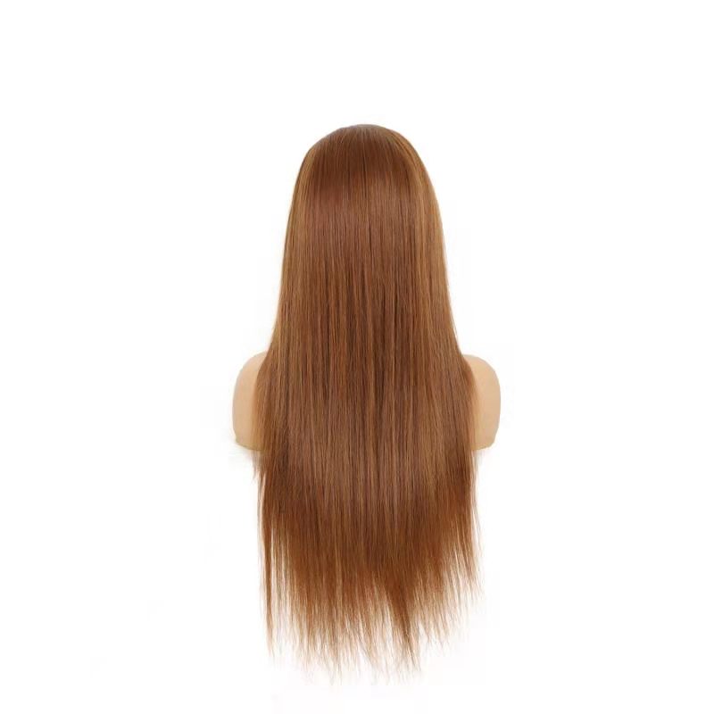 Indian Raw 250% Density 180% 13X4 Lace Front Wigs 8# Color Silky Straight 10-32inch Free Part Products Yirubeauty 100% Human Hair