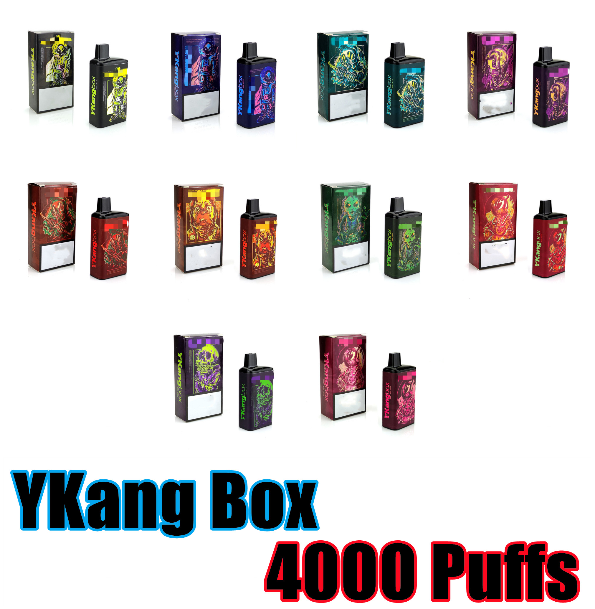 Puff Bars Disposable Vapes Device 4000 Puffs YKang Box E Cigarette Rechargeable 550mAh Battery 10ml Pods 10 Colors
Puff Bars Disposable Vapes Device 4000 Puffs YKang Box E Cigarette Rechargeable 550mAh Battery 10ml Pods 10 Colors