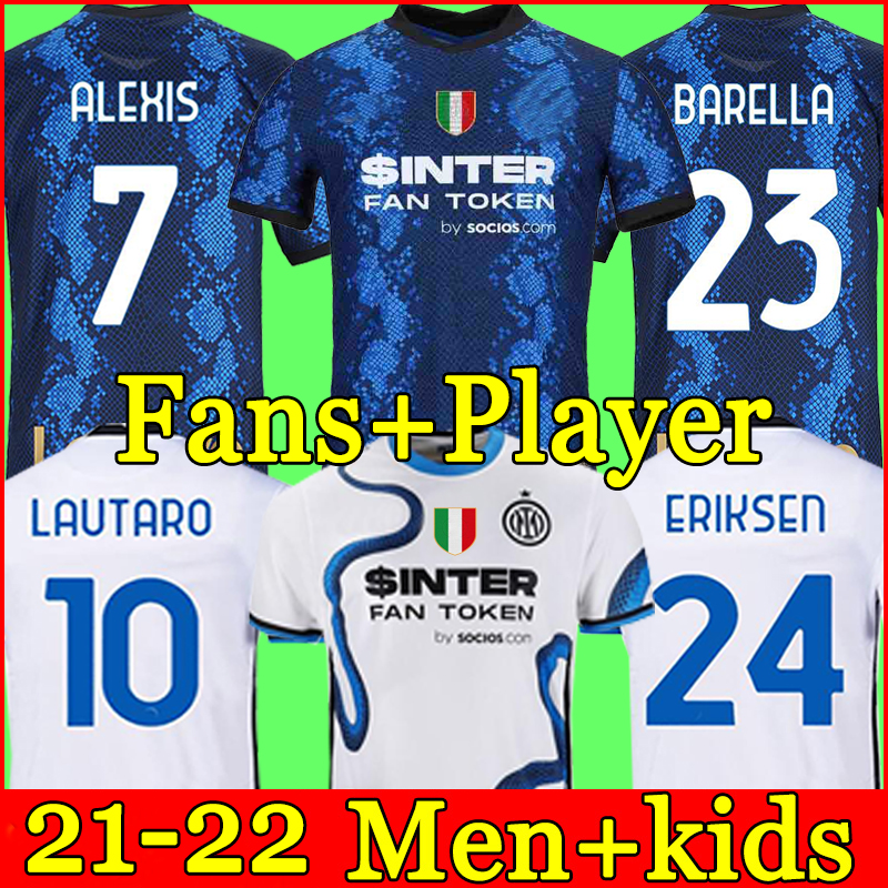 INTER jerseys VIDAL BARELLA MILAN LAUTARO ERIKSEN ALEXIS 21 22 soccer football shirt 2021 2022 uniforms men + kids kit away 4th fourth, 21-22 home+patch1
INTER jerseys VIDAL BARELLA MILAN LAUTARO ERIKSEN ALEXIS 21 22 soccer football shirt 2021 2022 uniforms men + kids kit away 4th fourth, 21-22 home+patch1