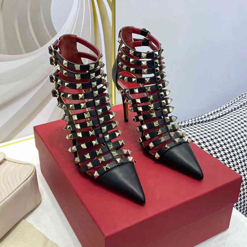 Sandals designer rockstud alcove leather boots attractive goddess sandals fashion party shoes 6B0A, 1# shoe box
Sandals designer rockstud alcove leather boots attractive goddess sandals fashion party shoes 6B0A, 1# shoe box