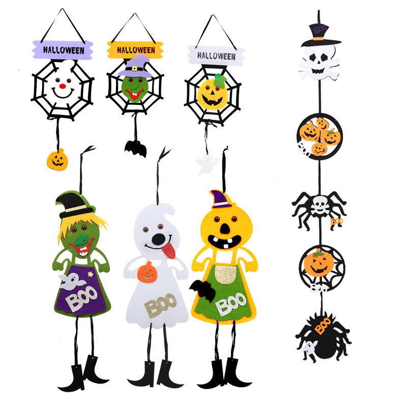 halloween party non woven witch pumpkin pendant bar ktv haunted house decoration spider scene layout
halloween party non woven witch pumpkin pendant bar ktv haunted house decoration spider scene layout