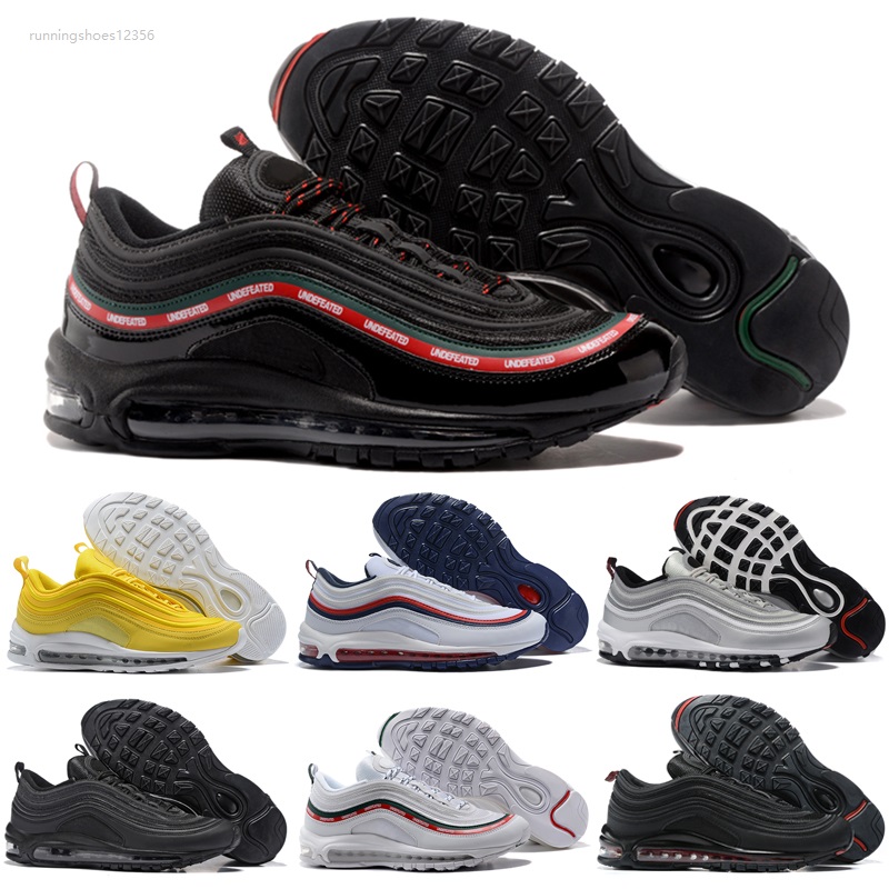 New 97 Men Women Running shoes trainer Halloween Ghost Triple white black University Red USA bred Metallic Gold mens outdoor sports sneaker
New 97 Men Women Running shoes trainer Halloween Ghost Triple white black University Red USA bred Metallic Gold mens outdoor sports sneaker