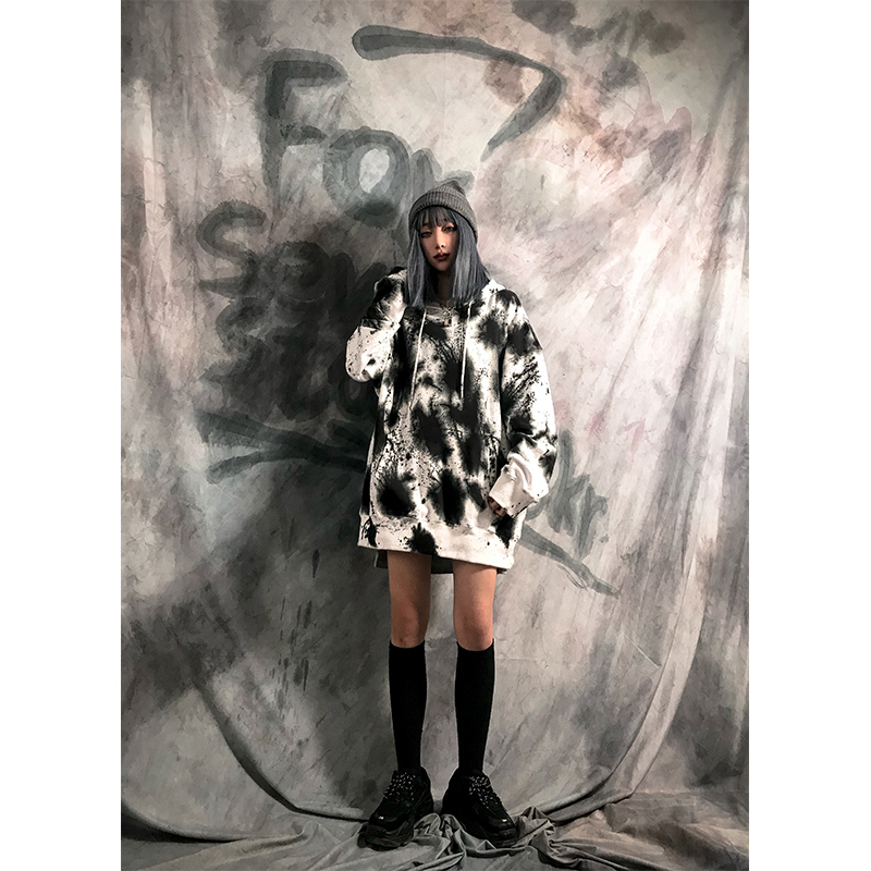 New Chinese Hoodies Landscape 3D Print Women Hoodie Sweatshirts Winter Flower Hooded Pullover Long Sleeve Sportswear 201217