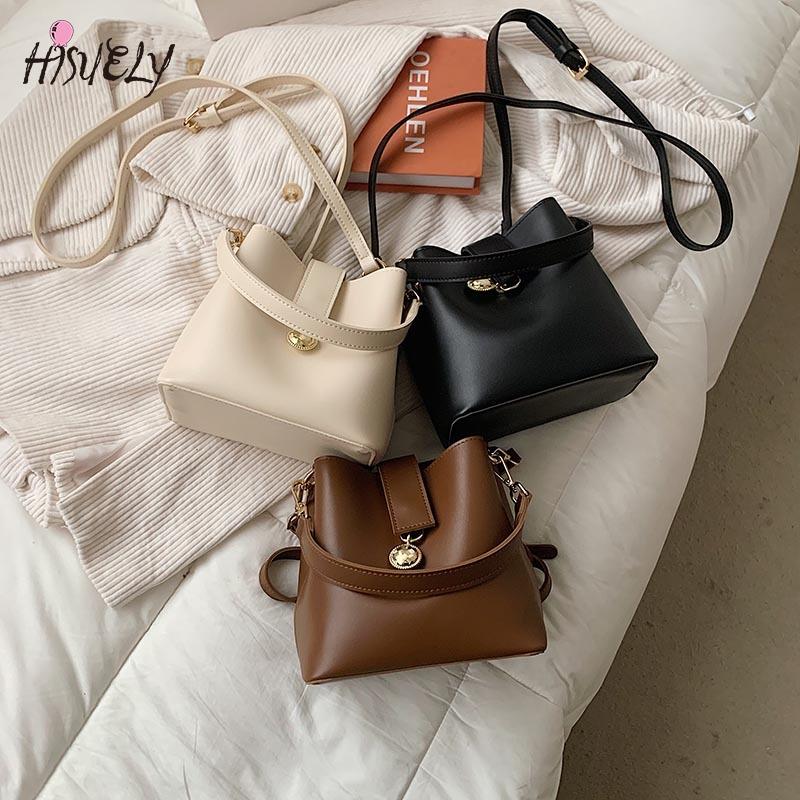 Evening Bags Black Mini PU Leather Bucket Crossbody For Women 2021 Scofy Fashion Trendy Female Shoulder Handbags And Purses Bolsos1