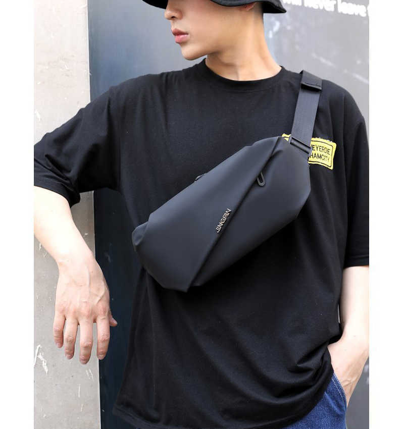 Casual Fanny Pack Banane Sac Chest Bag Waist Men' Purse Male Belt Banana s Zipper Phone Holder Fashion Bum 210907