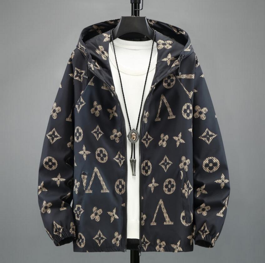 Sports coat men's autumn and winter port style hooded casual jacket windbreaker loose and versatile casual clothes, W1
Sports coat men's autumn and winter port style hooded casual jacket windbreaker loose and versatile casual clothes, W1