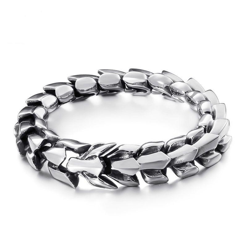 Link, Chain Domineering Keel Fashion Bracelet Retro Creative Punk Trend Does Not Fade Single Titanium Steel Jewelry
Link, Chain Domineering Keel Fashion Bracelet Retro Creative Punk Trend Does Not Fade Single Titanium Steel Jewelry