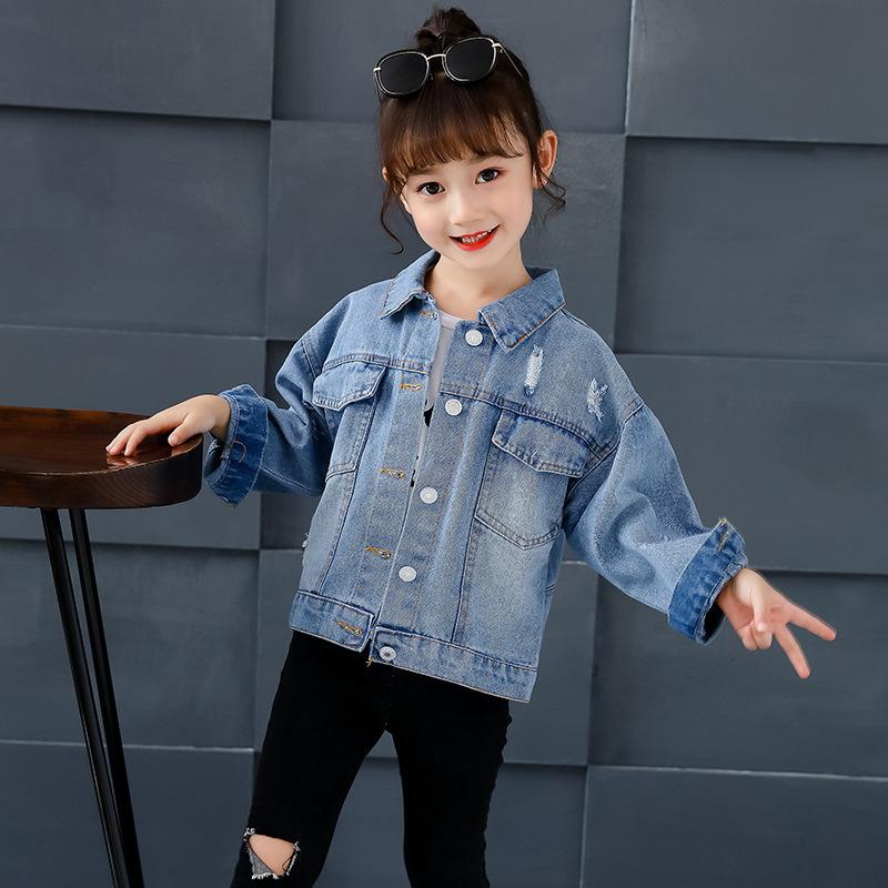 Jackets Teenage Girls Denim Jacket Cardigan Coat Kids Jean Outwear Flower Embroidery Tops Children Clothing Spring Fall Clothes, Blue;gray
Jackets Teenage Girls Denim Jacket Cardigan Coat Kids Jean Outwear Flower Embroidery Tops Children Clothing Spring Fall Clothes, Blue;gray