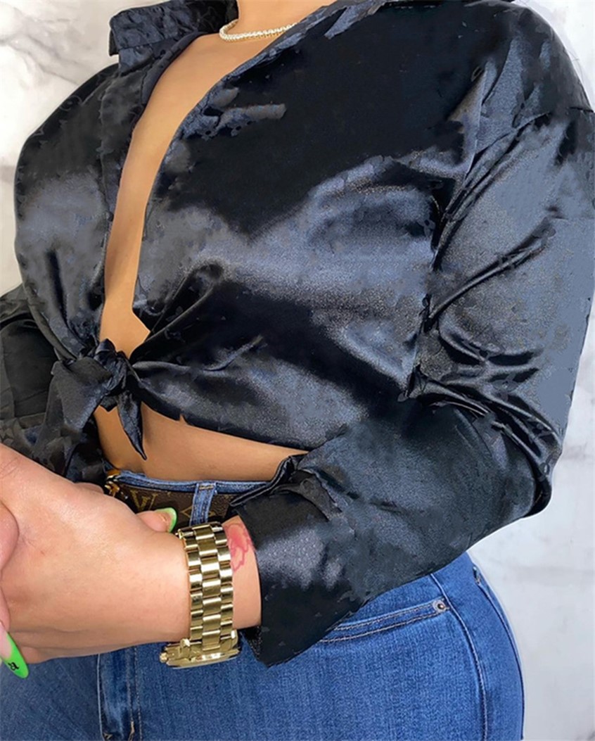 Long Sleeve Women Shirts Spring Fall Blouses Letter Printing Lapel Neck Single Breasted Cardigan Tops Sexy Designer Female Clothing Wholesal, White
Long Sleeve Women Shirts Spring Fall Blouses Letter Printing Lapel Neck Single Breasted Cardigan Tops Sexy Designer Female Clothing Wholesal, White