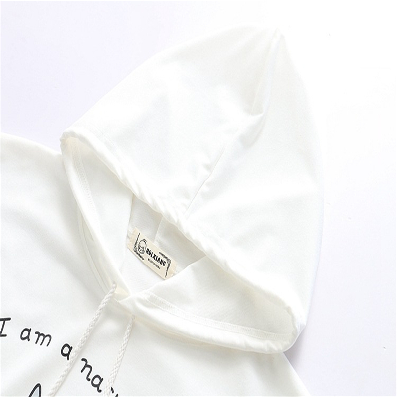 MERRY PRETTY Cartoon Unicorn Print Hooded Sweatshirts Autumn Long Sleeve Cooton Cute Pullovers Femme Lace Up Sweet Hoodies 201217